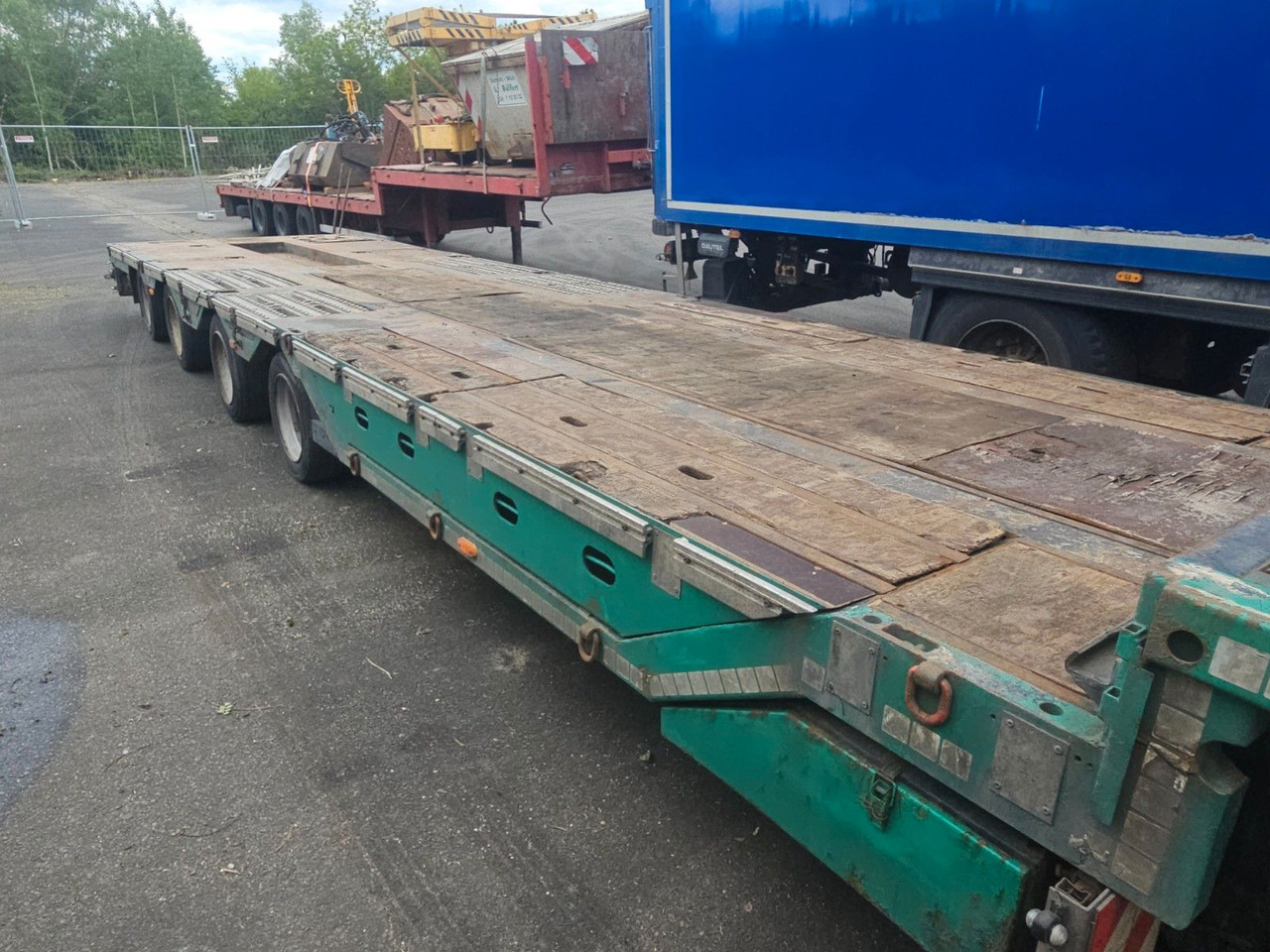 Meusburger MPG-4 Tieflader mit Radmulden 39.5t - Нискорамна площадка полуремарке: снимка 4 Meusburger MPG-4 Tieflader mit Radmulden 39.5t - Нискорамна площадка полуремарке: снимка 4