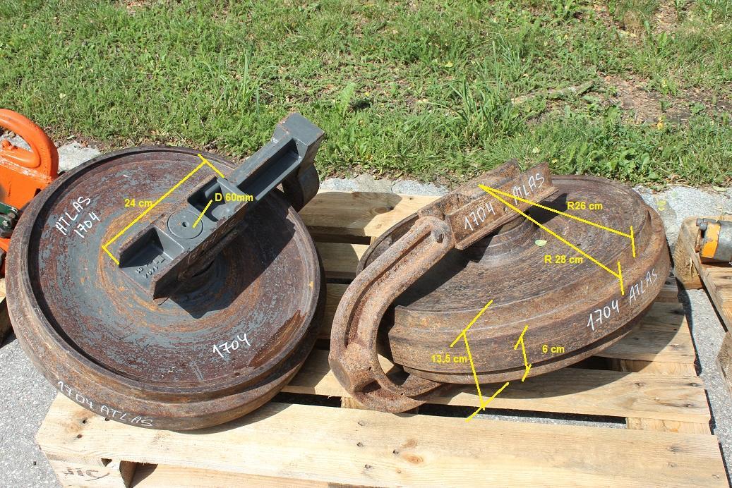 Atlas 1704 LC - Части за ходова част за Строителна техника: снимка 2 Atlas 1704 LC - Части за ходова част за Строителна техника: снимка 2