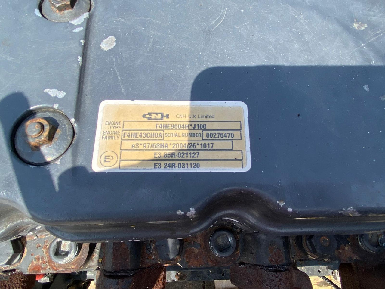 CNH F4HE9684H aus New Holland E 305 - Двигател за Строителна техника: снимка 4 CNH F4HE9684H aus New Holland E 305 - Двигател за Строителна техника: снимка 4