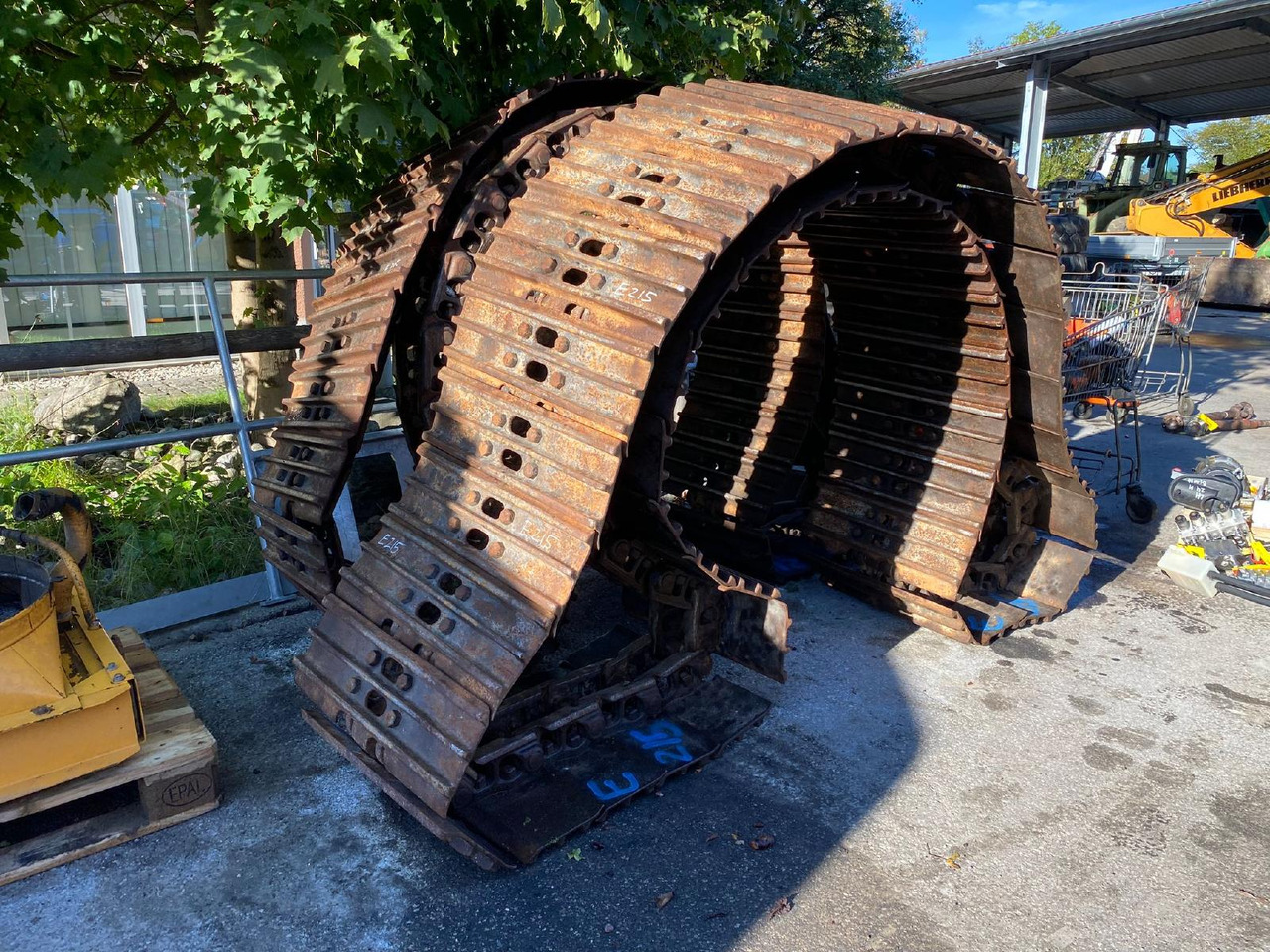 Fiat-Kobelco E215 - Гумени/ Метални вериги за Строителна техника: снимка 3 Fiat-Kobelco E215 - Гумени/ Метални вериги за Строителна техника: снимка 3