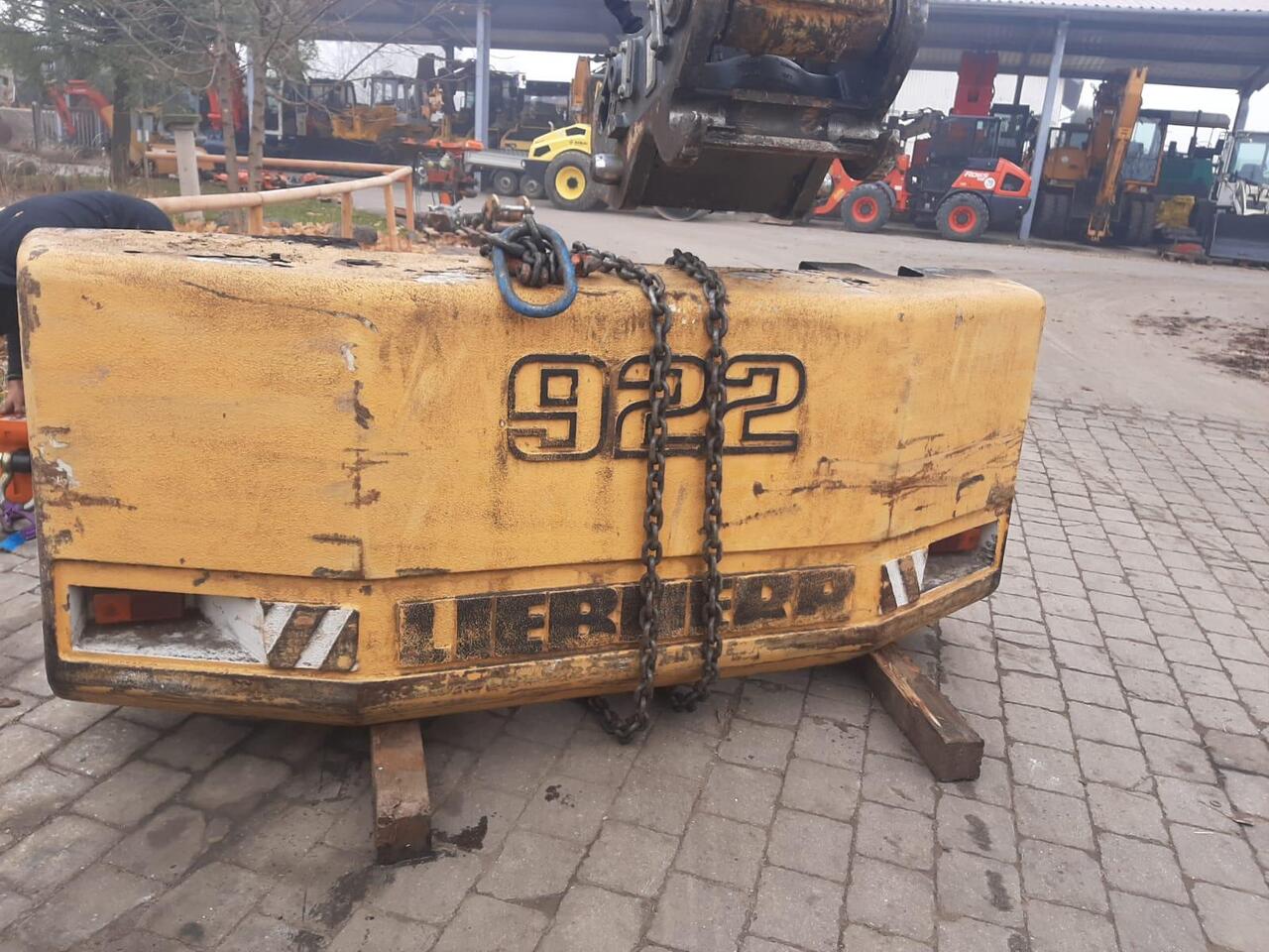 Liebherr A 922 LIT - Противовес за Багер: снимка 2 Liebherr A 922 LIT - Противовес за Багер: снимка 2