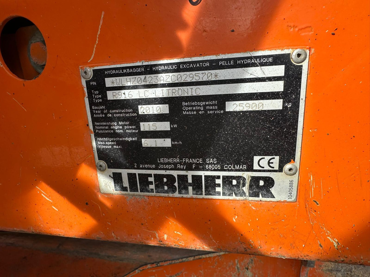 Верижен багер Liebherr R 916 LC: снимка 10