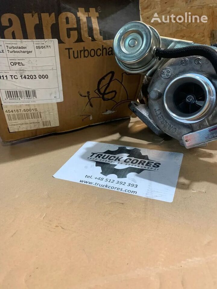 Nowa Turbosprężarka Garrett Opel Astra G/CC 17DTL 50kW/68KM 454187-5001S for car - Турбина за Лек автомобил: снимка 1 Nowa Turbosprężarka Garrett Opel Astra G/CC 17DTL 50kW/68KM 454187-5001S for car - Турбина за Лек автомобил: снимка 1