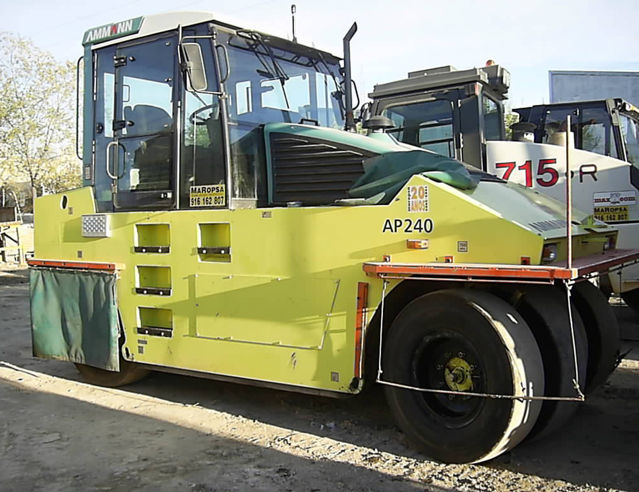 Neumáticos Ammann AP 240 - Пневматичен валяк: снимка 1 Neumáticos Ammann AP 240 - Пневматичен валяк: снимка 1