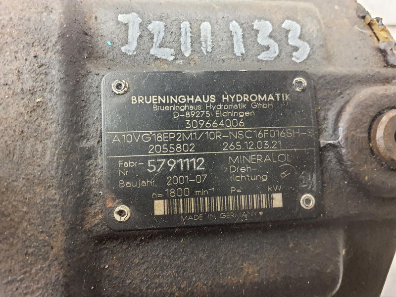 Brueninghaus HYDROMATIK hydraulic pump - Хидравлична помпа за Кран: снимка 5 Brueninghaus HYDROMATIK hydraulic pump - Хидравлична помпа за Кран: снимка 5