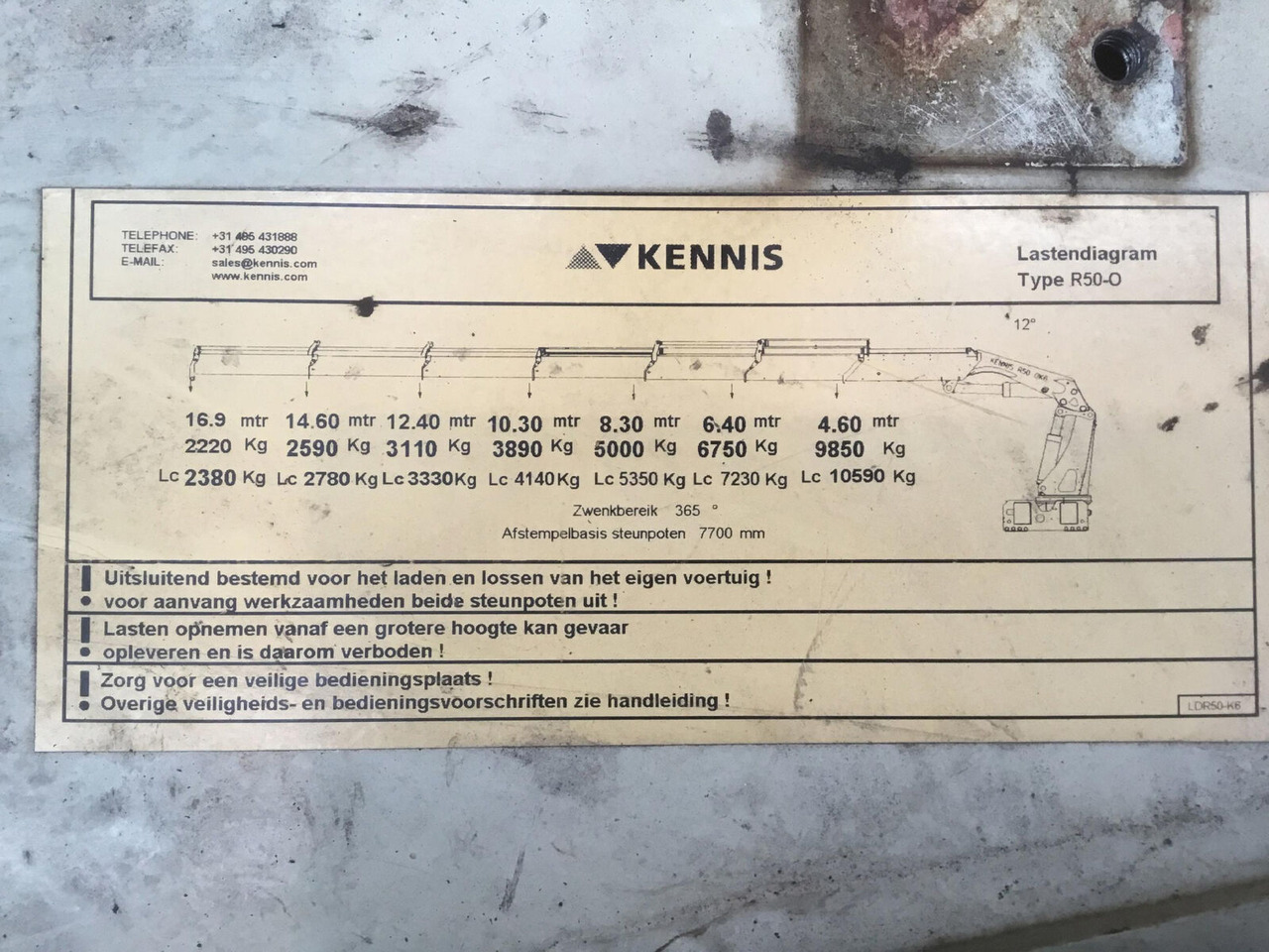 Kennis HYVA R50-O - Стрела за Автокран: снимка 5 Kennis HYVA R50-O - Стрела за Автокран: снимка 5