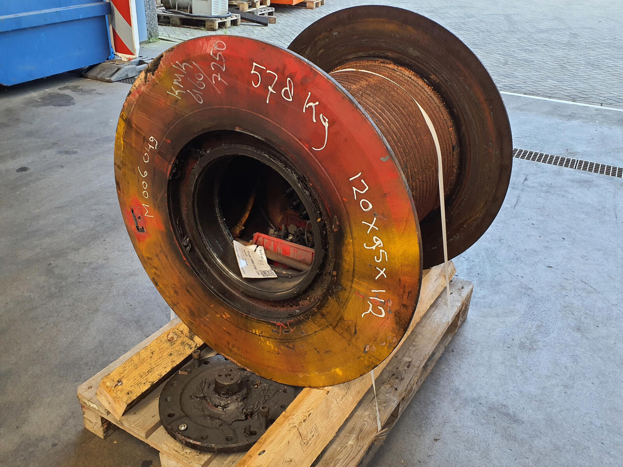Krupp KMK 6160 7250 winch - Винч за Автокран: снимка 1 Krupp KMK 6160 7250 winch - Винч за Автокран: снимка 1