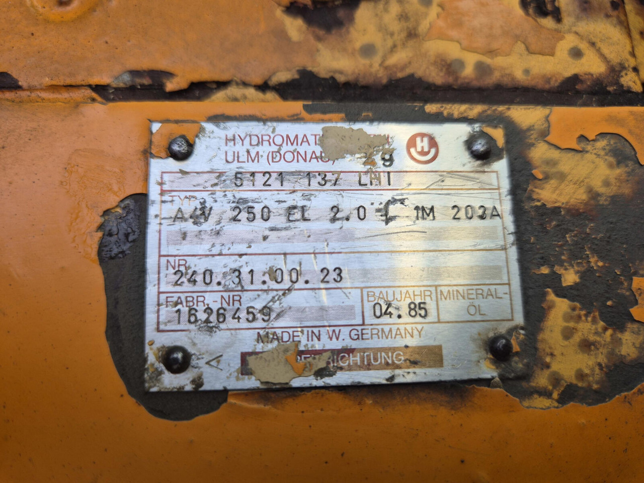 Хидравлична помпа за Автокран Liebherr LTM 1160 pump with gear pump: снимка 6