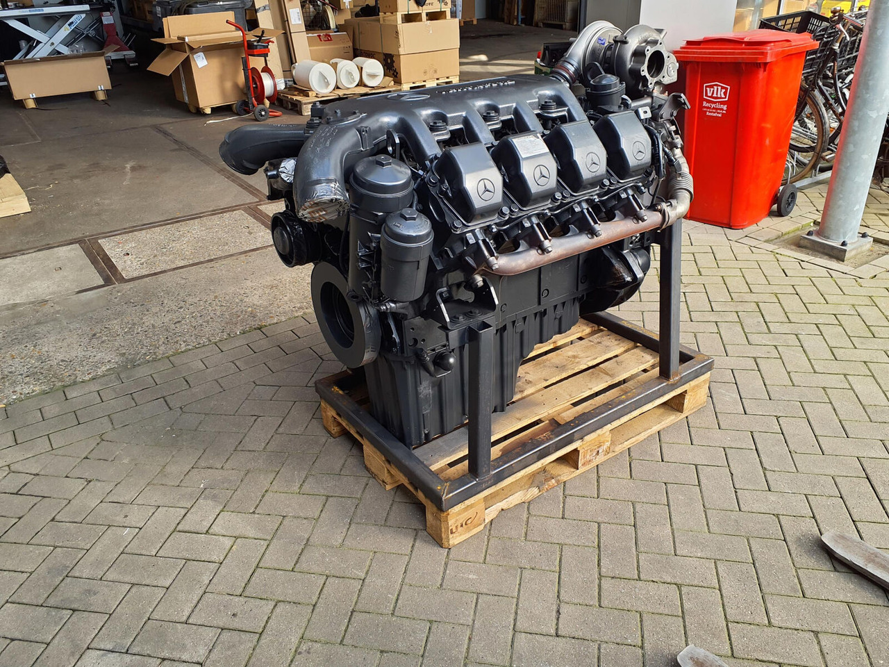 Mercedes-Benz GMK 6400 engine OM502LA - Двигател за Автокран: снимка 2 Mercedes-Benz GMK 6400 engine OM502LA - Двигател за Автокран: снимка 2