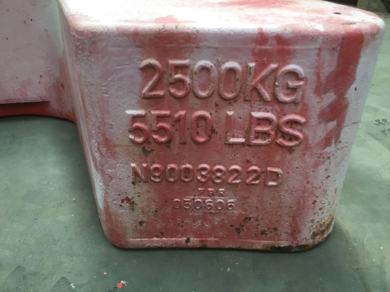 Terex AC 35 counterweight 2,5 ton - Противовес за Автокран: снимка 5 Terex AC 35 counterweight 2,5 ton - Противовес за Автокран: снимка 5