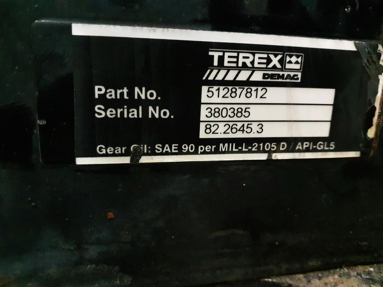 Terex AC 700 Axle 6 - Ос и части за Автокран: снимка 5 Terex AC 700 Axle 6 - Ос и части за Автокран: снимка 5
