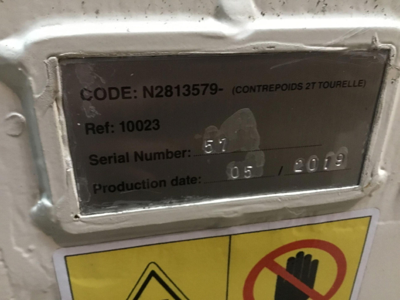 Terex Terex AC 40L counterweight 2T - Противовес за Автокран: снимка 5 Terex Terex AC 40L counterweight 2T - Противовес за Автокран: снимка 5