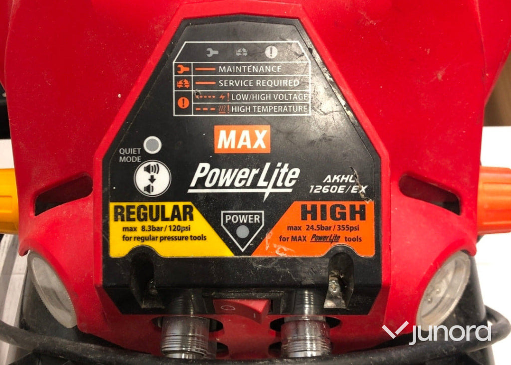 Kompressor - MAX AKHL1260E-EX - Компресор за въздух: снимка 5 Kompressor - MAX AKHL1260E-EX - Компресор за въздух: снимка 5