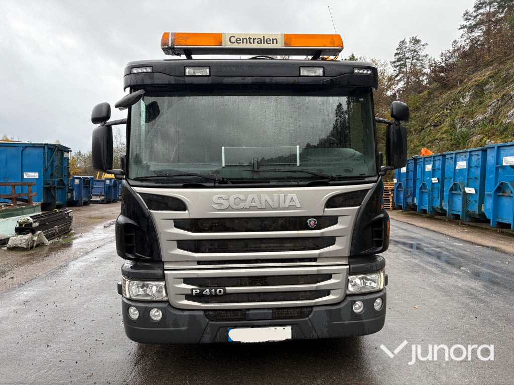 Kranbil - Scania P410, HiAB-kran - Бордови камион, Камион с кран: снимка 4 Kranbil - Scania P410, HiAB-kran - Бордови камион, Камион с кран: снимка 4