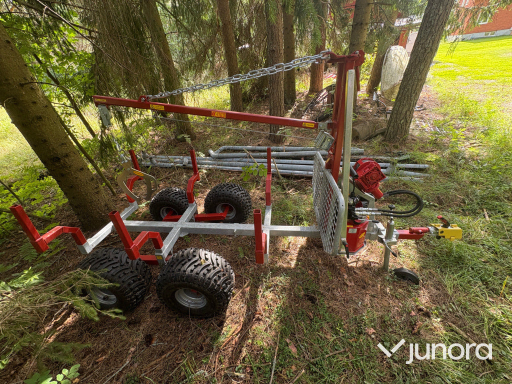 Kranman VK1100 Skogsvagn med kran - Горско ремарке: снимка 2 Kranman VK1100 Skogsvagn med kran - Горско ремарке: снимка 2