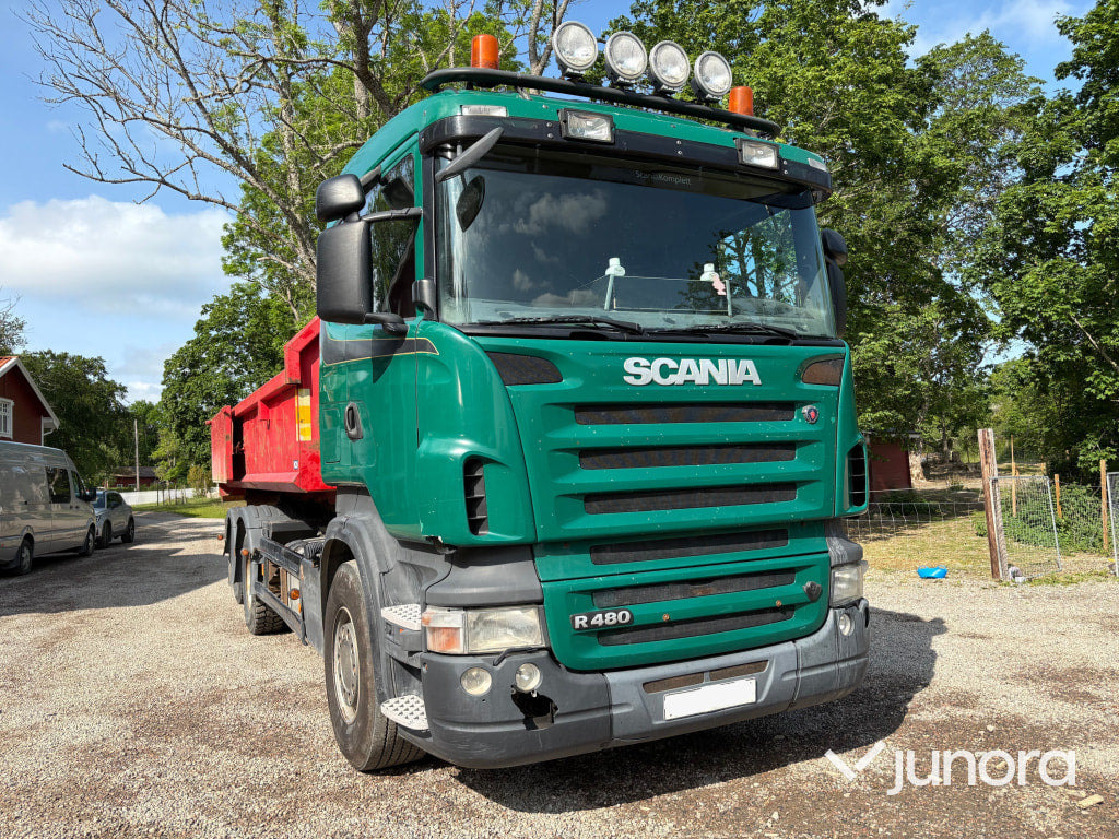 Lastväxlare Scania R480 - Мултилифт с кука камион: снимка 3 Lastväxlare Scania R480 - Мултилифт с кука камион: снимка 3
