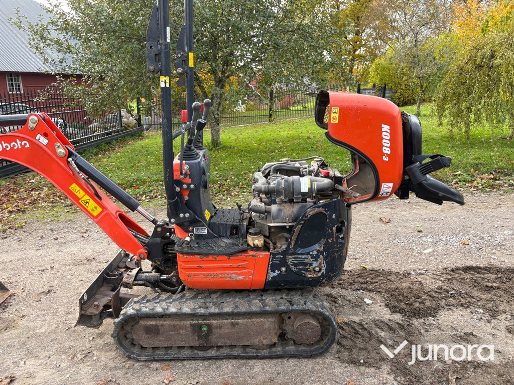 Minigrävare - Kubota, K008-3 - Мини багер: снимка 3 Minigrävare - Kubota, K008-3 - Мини багер: снимка 3