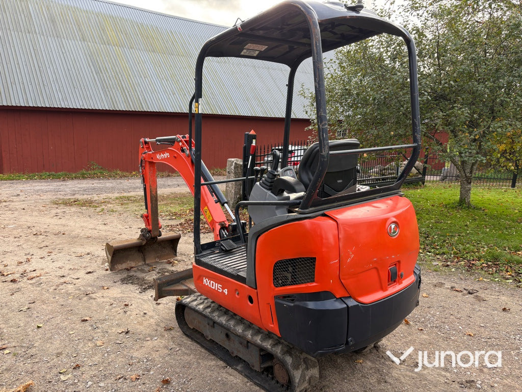 Minigrävare - Kubota KX015-4 - Мини багер: снимка 3 Minigrävare - Kubota KX015-4 - Мини багер: снимка 3
