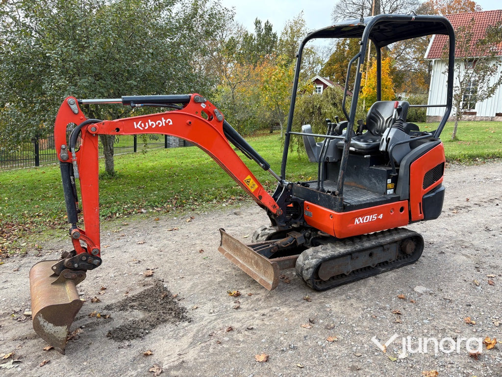 Minigrävare - Kubota KX015-4 - Мини багер: снимка 2 Minigrävare - Kubota KX015-4 - Мини багер: снимка 2