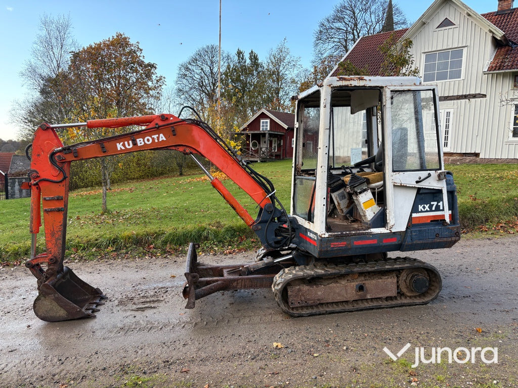 Minigrävare - Kubota, KX71 - Мини багер: снимка 2 Minigrävare - Kubota, KX71 - Мини багер: снимка 2