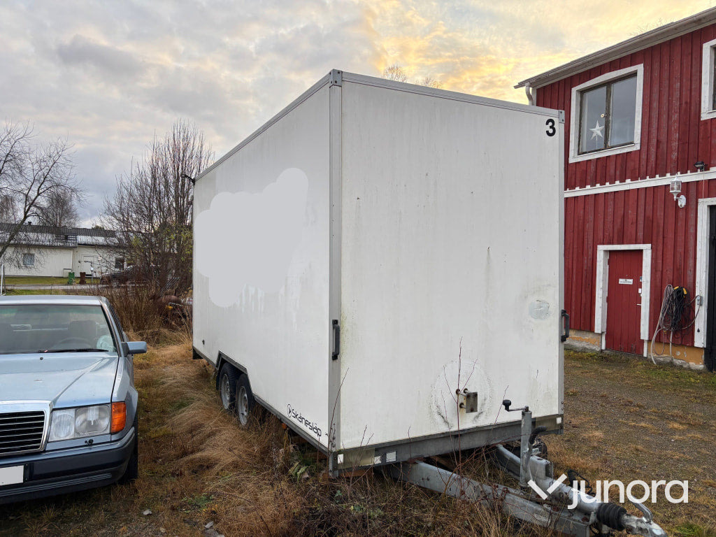 Skåpsläp - Hapert K - Затворена каросерия ремарке: снимка 3 Skåpsläp - Hapert K - Затворена каросерия ремарке: снимка 3