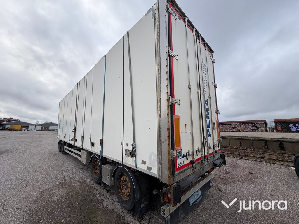 Skåpsläp - Närko D4HW13L62 - Затворена каросерия ремарке: снимка 5 Skåpsläp - Närko D4HW13L62 - Затворена каросерия ремарке: снимка 5