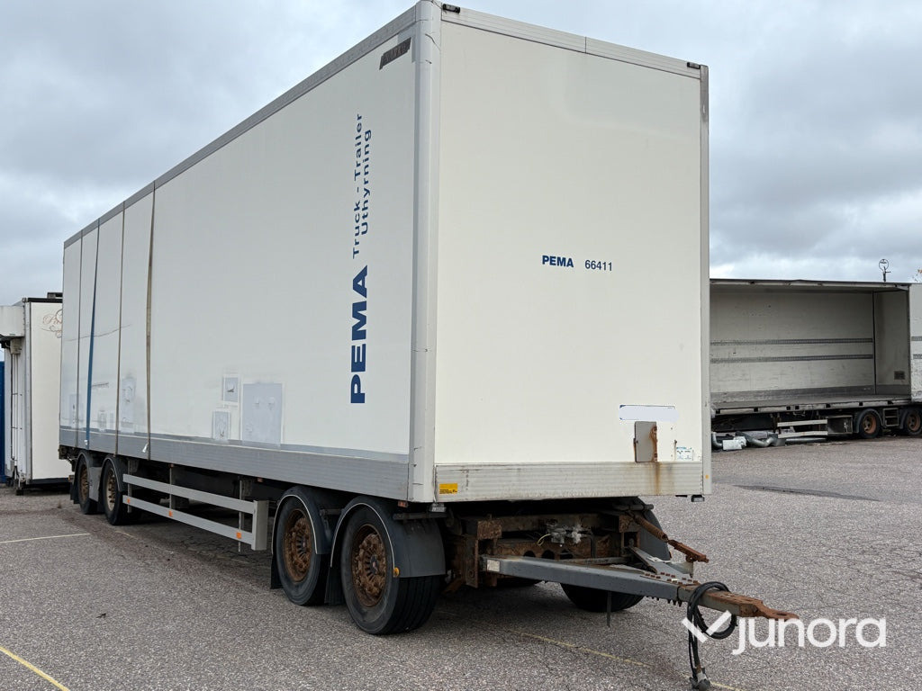 Skåpsläp - Närko D4HW13L62 - Затворена каросерия ремарке: снимка 2 Skåpsläp - Närko D4HW13L62 - Затворена каросерия ремарке: снимка 2