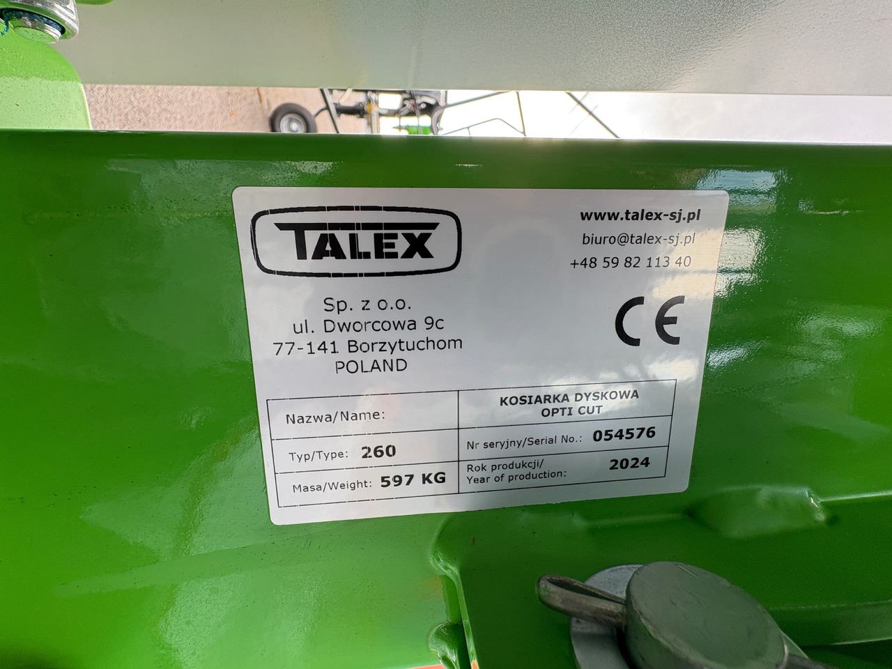 Косачка Slåtterbalk TALEX Opti Cut 2,6 Ny med 1 års GARANTI: снимка 6