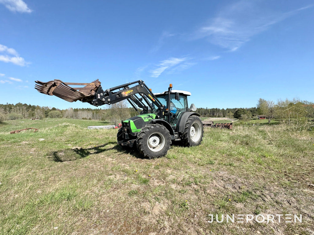 Traktor Deutz Fahr Agrofarm 430TTV med front lastare - Трактор: снимка 3 Traktor Deutz Fahr Agrofarm 430TTV med front lastare - Трактор: снимка 3