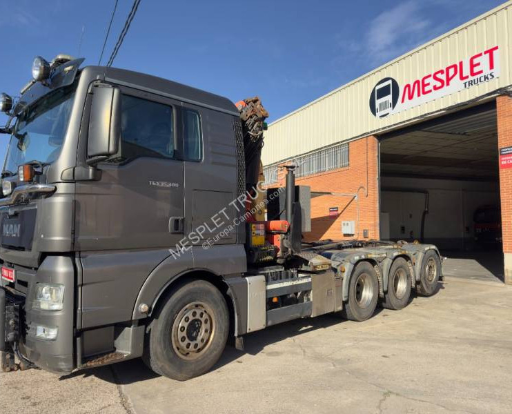 MAN TGX 35.480 - Мултилифт с кука камион: снимка 1 MAN TGX 35.480 - Мултилифт с кука камион: снимка 1