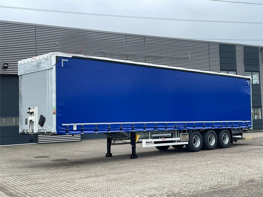 Hangler 3-aks Hævetag + Foldeslæde lift  - Брезентово полуремарке: снимка 4 Hangler 3-aks Hævetag + Foldeslæde lift  - Брезентово полуремарке: снимка 4