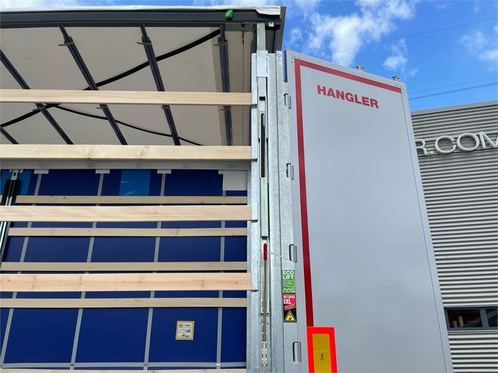 Hangler 3 akslet 13,6 med skydetag - Брезентово полуремарке: снимка 5 Hangler 3 akslet 13,6 med skydetag - Брезентово полуремарке: снимка 5