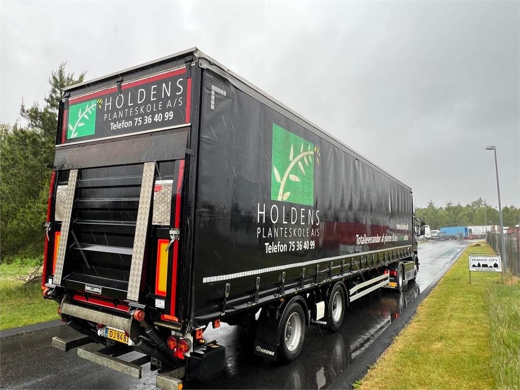 Krone 13,6 mtr gardin - lodretstående lift - Брезентово полуремарке: снимка 1 Krone 13,6 mtr gardin - lodretstående lift - Брезентово полуремарке: снимка 1