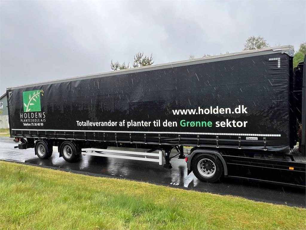 Krone 13,6 mtr gardin - lodretstående lift - Брезентово полуремарке: снимка 4 Krone 13,6 mtr gardin - lodretstående lift - Брезентово полуремарке: снимка 4