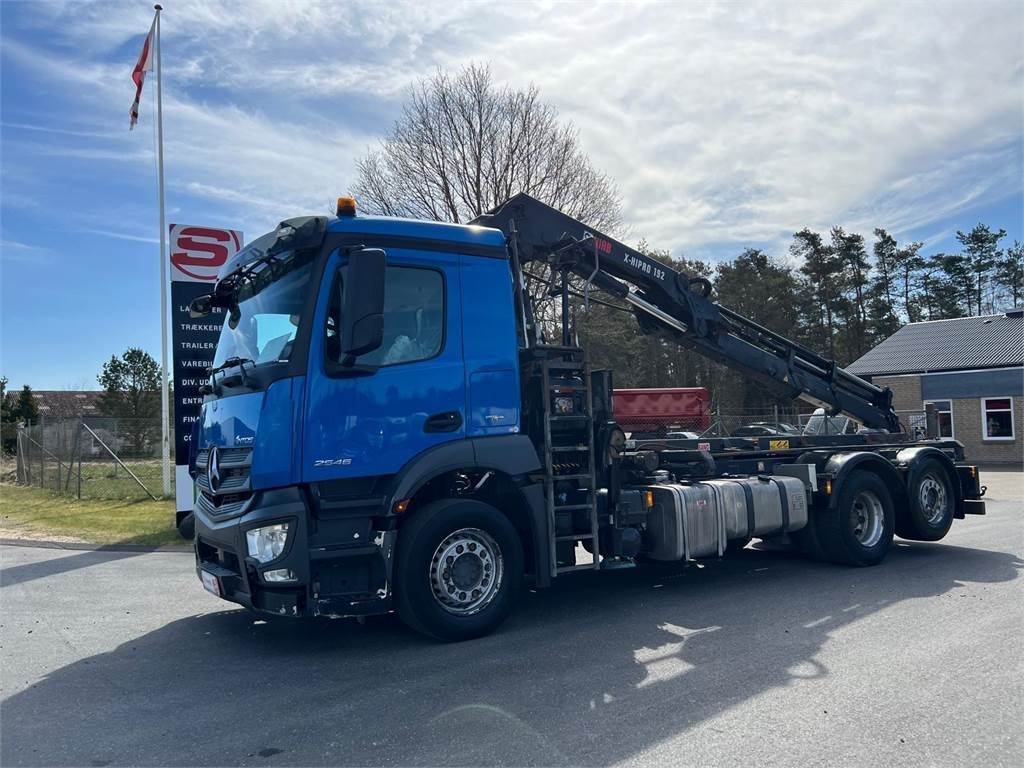 Mercedes-Benz Antos 2546 - Hiab 192 E kran - Мултилифт за контейнери камион: снимка 1 Mercedes-Benz Antos 2546 - Hiab 192 E kran - Мултилифт за контейнери камион: снимка 1
