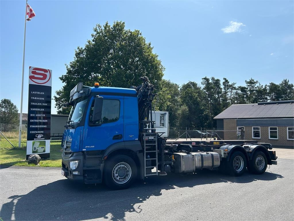 Mercedes-Benz Antos 2546 - Hiab 192 E kran - Мултилифт за контейнери камион: снимка 1 Mercedes-Benz Antos 2546 - Hiab 192 E kran - Мултилифт за контейнери камион: снимка 1