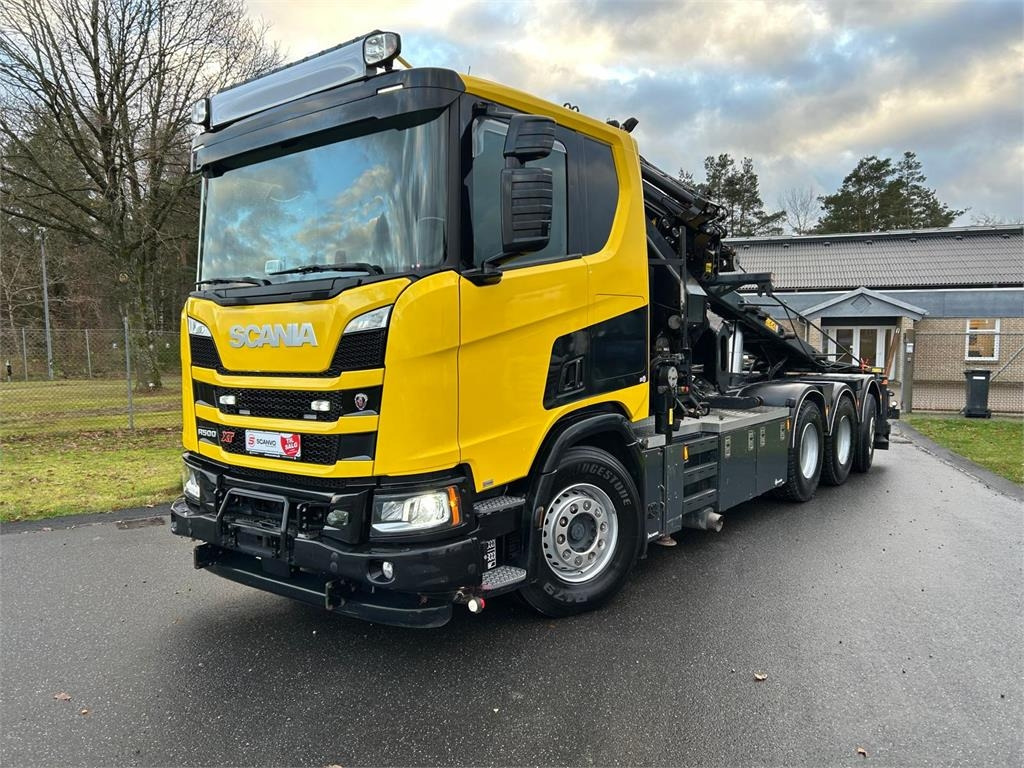 Scania R500 XT B 8x4*4 NA - Hiab 408 E6 + jib - Мултилифт за контейнери камион: снимка 1 Scania R500 XT B 8x4*4 NA - Hiab 408 E6 + jib - Мултилифт за контейнери камион: снимка 1