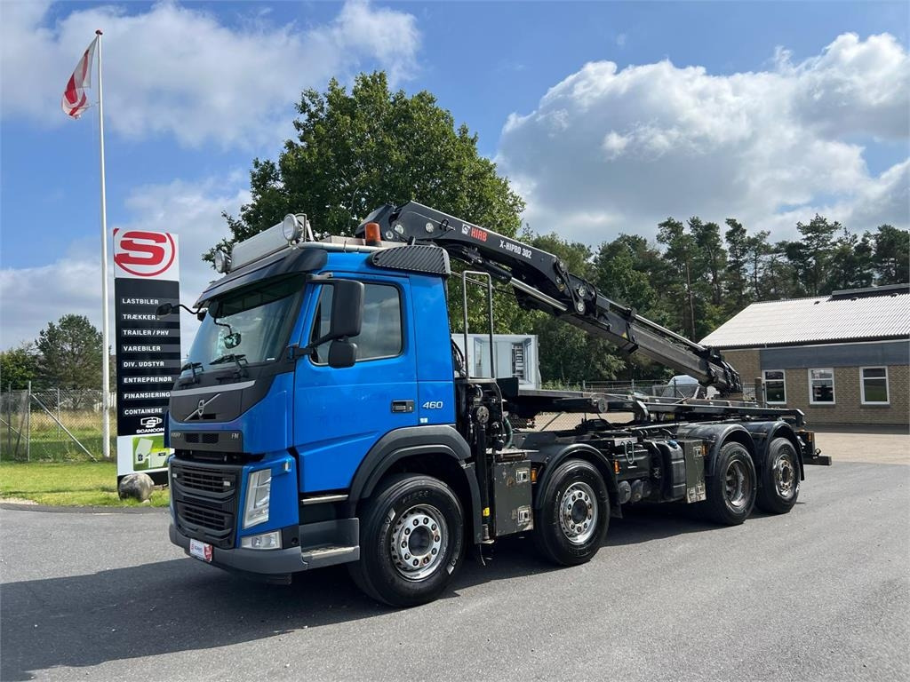 Volvo FM460 - Hiab 302EP 5 kran - Мултилифт за контейнери камион: снимка 1 Volvo FM460 - Hiab 302EP 5 kran - Мултилифт за контейнери камион: снимка 1