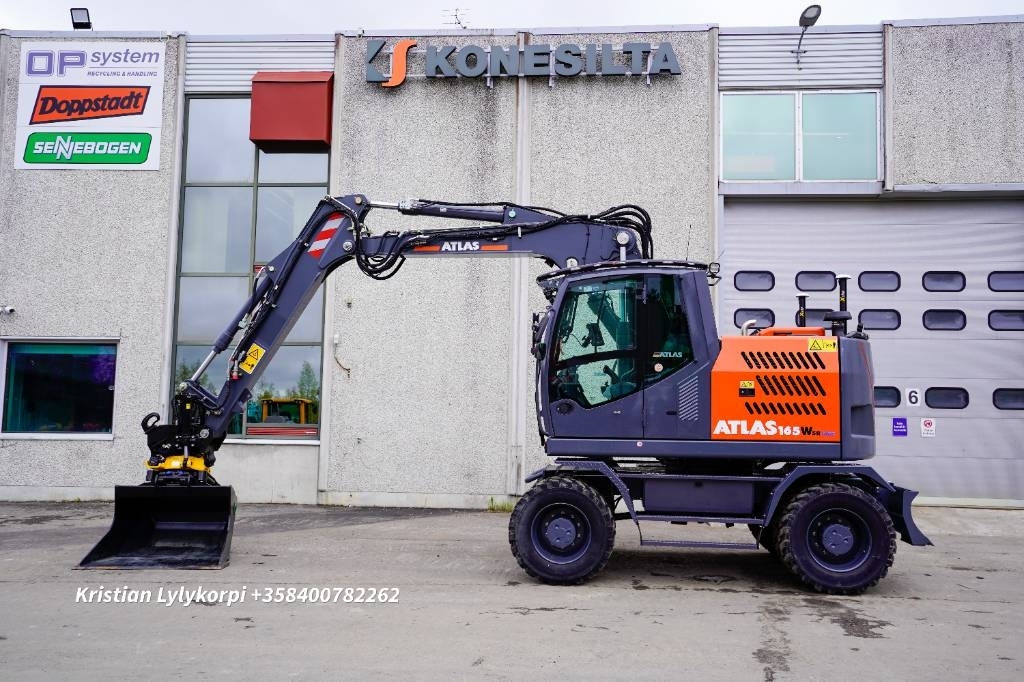 Atlas 165WSR VARUSTELTU - Колесен багер: снимка 1 Atlas 165WSR VARUSTELTU - Колесен багер: снимка 1