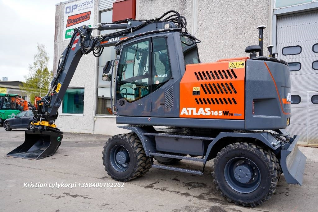 Atlas 165WSR VARUSTELTU - Колесен багер: снимка 2 Atlas 165WSR VARUSTELTU - Колесен багер: снимка 2