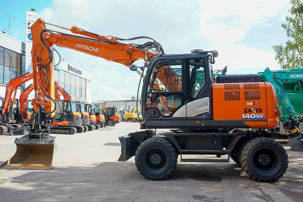 Hitachi ZX 140 W-6 - Колесен багер: снимка 1 Hitachi ZX 140 W-6 - Колесен багер: снимка 1