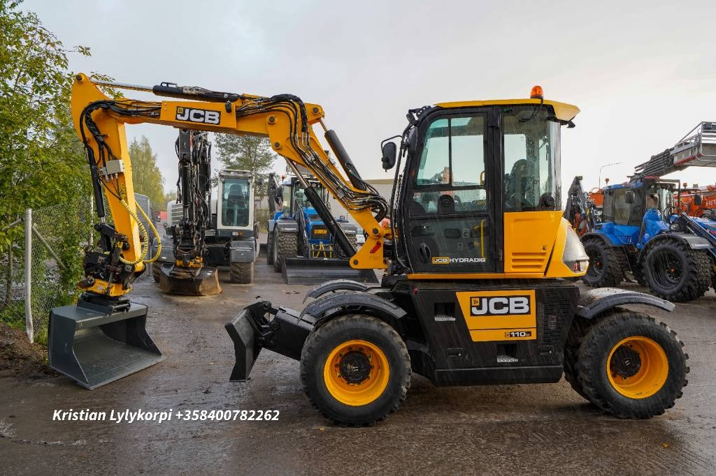 JCB 110W Hydradig PYÖRITTÄJÄLLÄ - Колесен багер: снимка 1 JCB 110W Hydradig PYÖRITTÄJÄLLÄ - Колесен багер: снимка 1