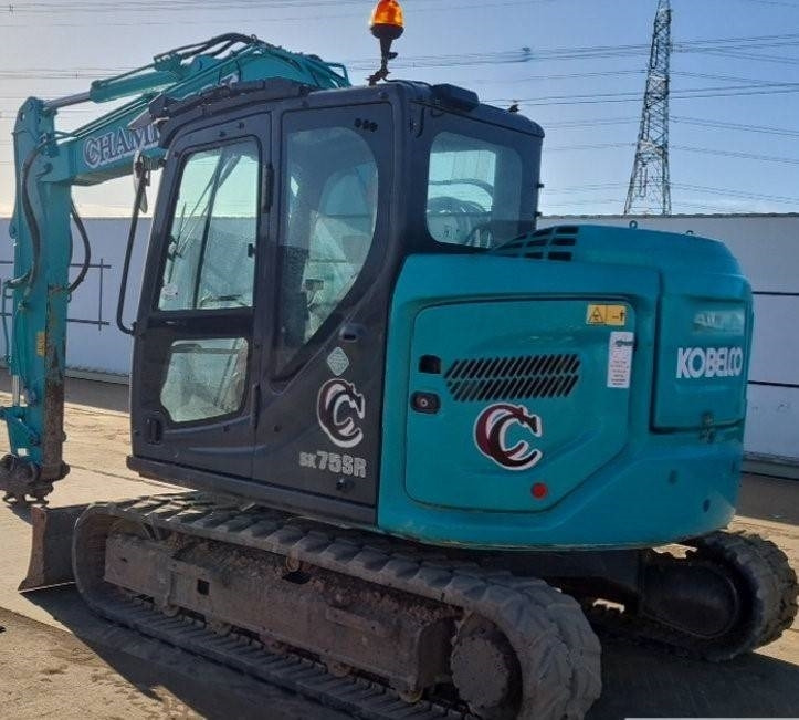Kobelco SK75SR-7 - Мини багер: снимка 1 Kobelco SK75SR-7 - Мини багер: снимка 1