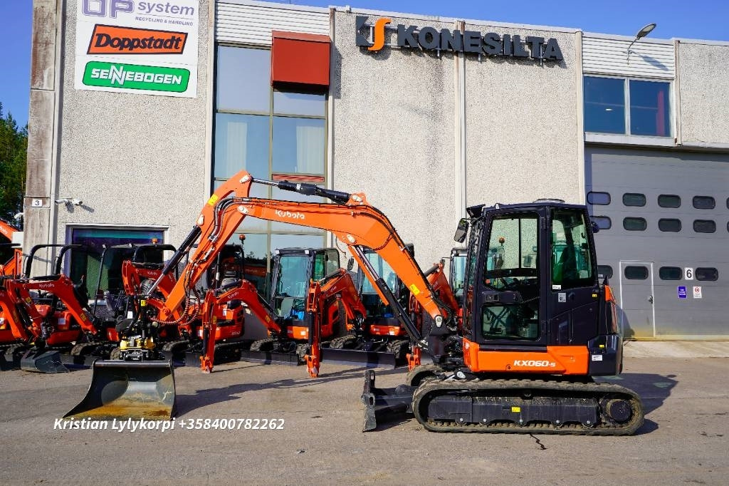 Kubota KX060-5 EX-DEMO - Мини багер: снимка 1 Kubota KX060-5 EX-DEMO - Мини багер: снимка 1