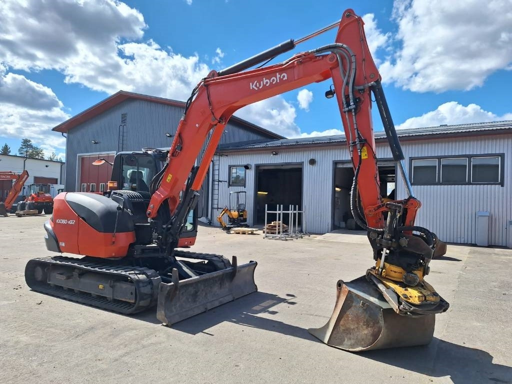Kubota KX080-4a2 PYÖRITTÄJÄLLÄ - Мини багер: снимка 5 Kubota KX080-4a2 PYÖRITTÄJÄLLÄ - Мини багер: снимка 5