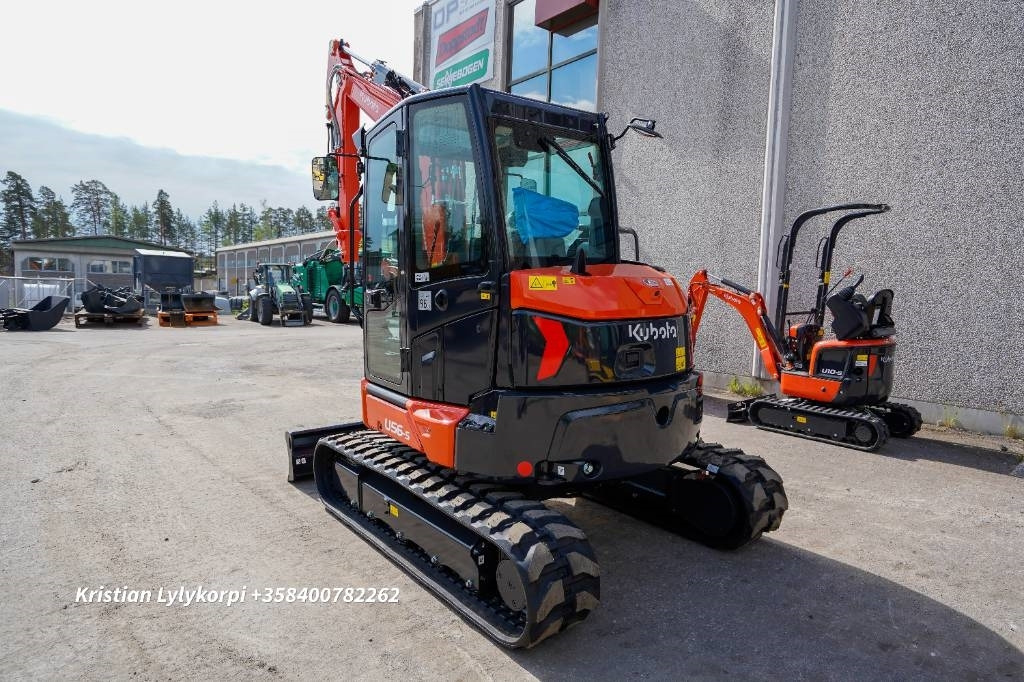 Kubota U56-5 UUSI AJAMATON - Мини багер: снимка 2 Kubota U56-5 UUSI AJAMATON - Мини багер: снимка 2