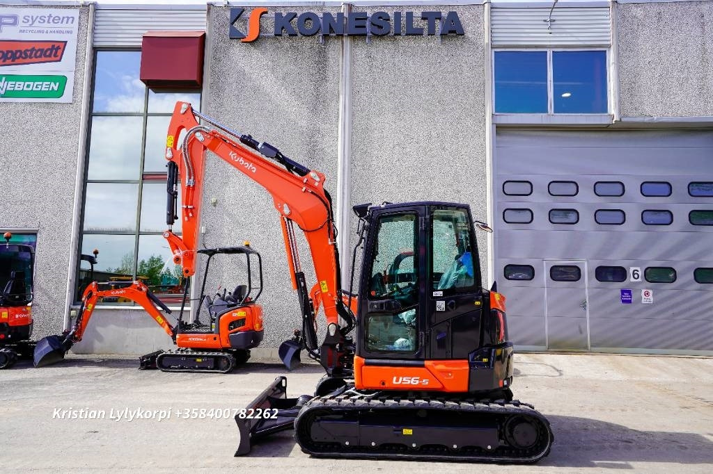 Kubota U56-5 UUSI AJAMATON - Мини багер: снимка 1 Kubota U56-5 UUSI AJAMATON - Мини багер: снимка 1