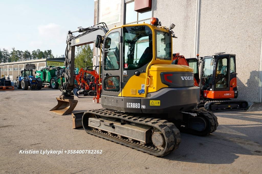 Volvo ECR88D PRO PIENET TUNNIT  - Мини багер: снимка 2 Volvo ECR88D PRO PIENET TUNNIT  - Мини багер: снимка 2