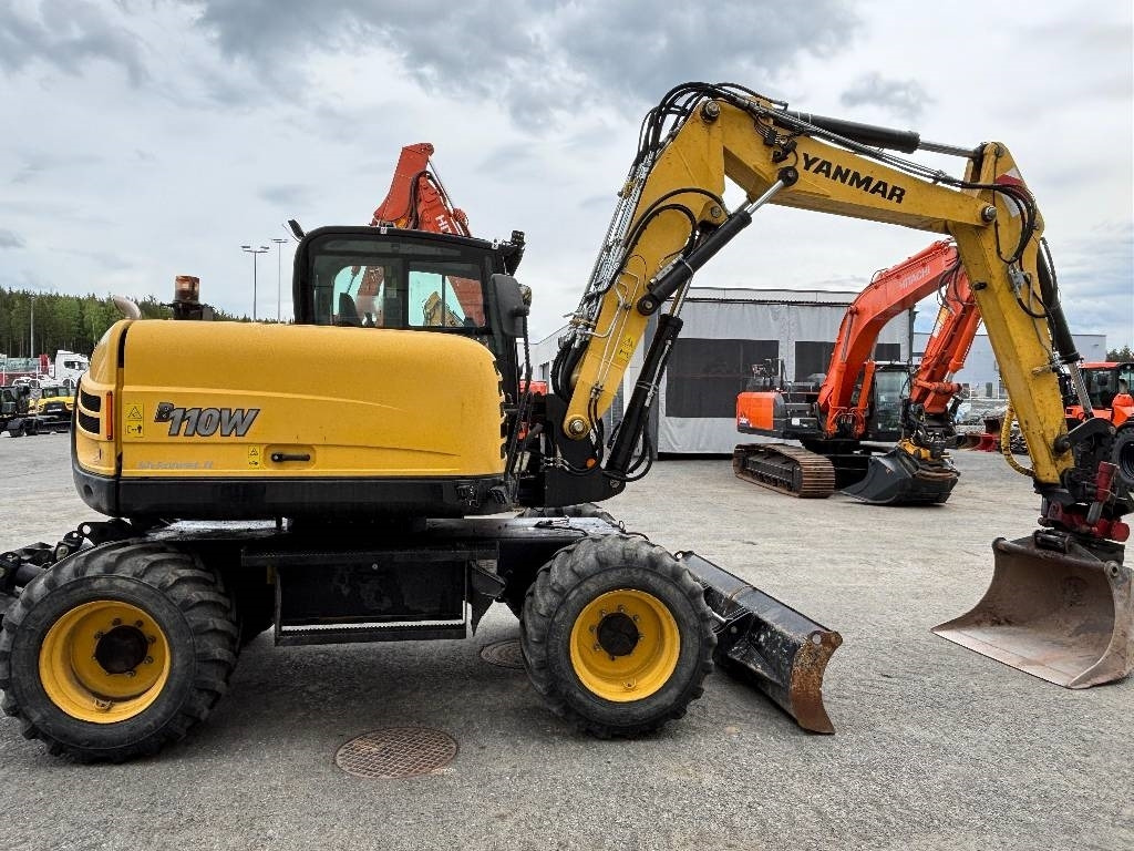 Yanmar B110W PYÖRITTÄJÄLLÄ  - Колесен багер: снимка 5 Yanmar B110W PYÖRITTÄJÄLLÄ  - Колесен багер: снимка 5