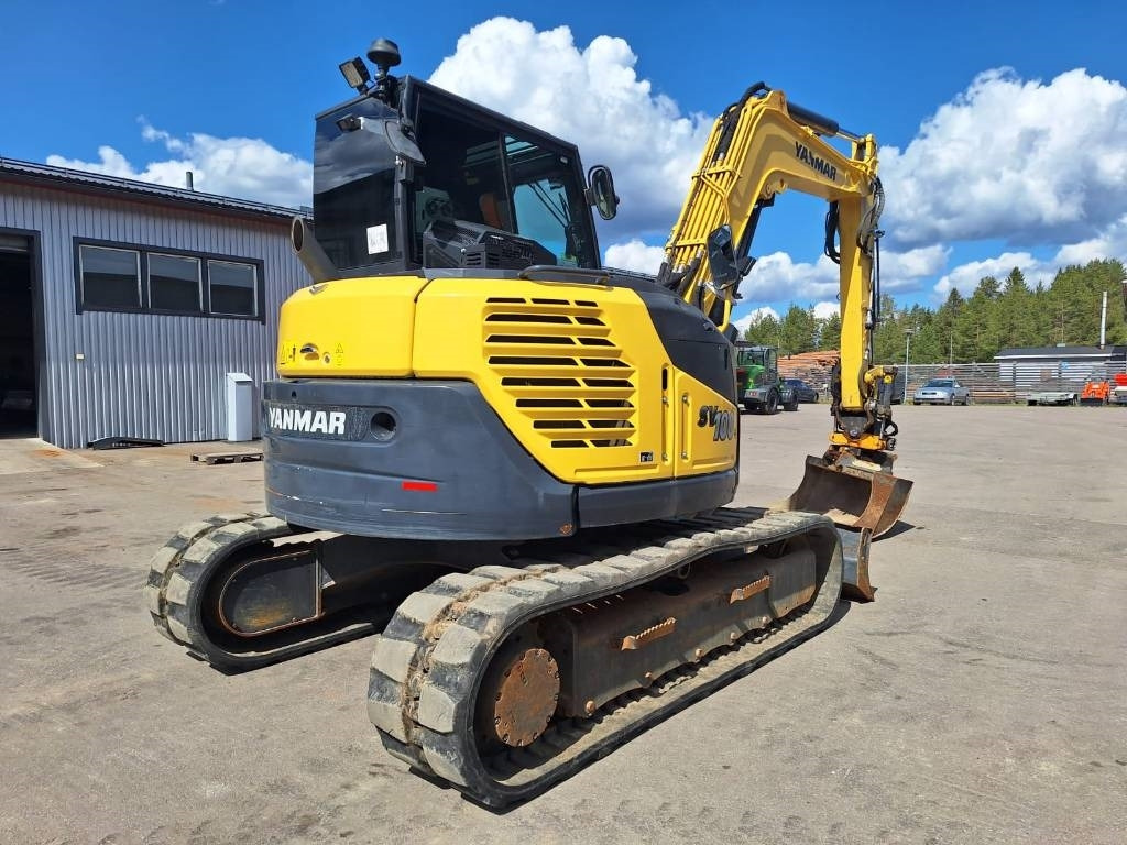 Yanmar SV100-2A PYÖRITTÄJÄLLÄ - Мини багер: снимка 4 Yanmar SV100-2A PYÖRITTÄJÄLLÄ - Мини багер: снимка 4